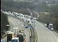 M20 shut after lorry crash