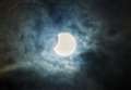 Partial solar eclipse captured from Kent