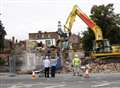 Cafe demolished