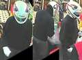 Crash helmet is clue to robber