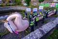 Anti-poverty campaigners’ inflatable Nessie ‘seized’ by police at Cop26