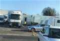 Filming for ITV drama in Morrisons car park