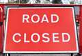 Emergency roadworks close busy route