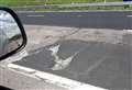 Cracks appear in motorway