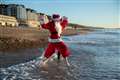 In Pictures: Care home visits, sledging and chilly swims mark Christmas Day