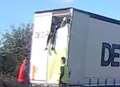 WATCH: Dashcam footage captures migrants leaving lorry