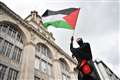 Former Labour leader among thousands protesting against Gaza violence