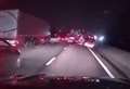 Dashcam footage shows terrifying crash after car undertakes on M20