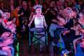 Girl with muscular dystrophy walks runway at Bristol Fashion Show