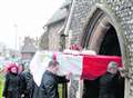 Funeral of Freddie Cooper - the last Freeman of Gillingham