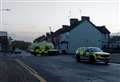 Pedestrian hit by car in town centre