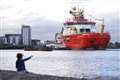 RRS Sir David Attenborough docks in Greenwich ahead of Cop26