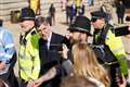 Rees-Mogg booed by protesters in Birmingham as Tory conference kicks off