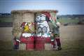 Hay bale artworks to raise funds for foodbanks