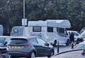 Travellers pitch up in Tesco car park