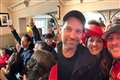 Paul Rudd drinks beer and sings chants with fans at Wrexham pub