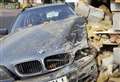 Car ploughs through pub wall