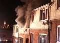 Unconscious man rescued in house blaze drama