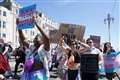 Trans Pride protest march draws tens of thousands to Brighton