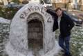 Brickie builds community igloo