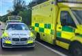 Motorcyclist suffers serious injuries in field crash