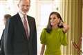 Spanish Queen wore Beckham dress also seen on Kendall Jenner to palace reception