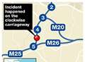 M25 crash