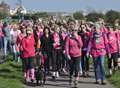 Pink fundraisers step up and step out