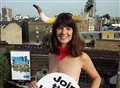 Naked protest at Running of the Bulls