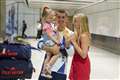 Max Whitlock reunited with wife and daughter after success in Tokyo