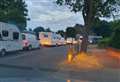 Travellers pitch up near primary school