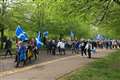 Thousands attend independence march in Glasgow