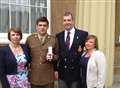  Hero’s family accept VC honour from the Queen 