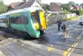 Terrifying footage of level crossing near-misses