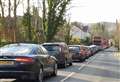 Traffic misery - and no workmen in sight for days