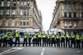 Protesters converge on George Square despite police warnings