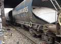 Delays after freight train derails