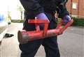 Drugs and machete seized in police raids