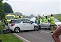 Major crash on busy road