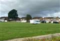 Travellers move onto playing field for third time in six weeks