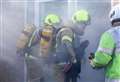 Cats given oxygen after kitchen blaze rescue