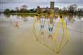 Almost 100 flood warnings in force as deluge batters England and Wales