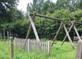 Fencing stolen from children's play area