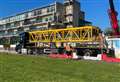 Huge crane removed from much-delayed seafront development