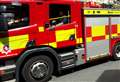 Firefighters tackle chimney blaze