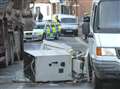 Ram-raiders 'dropped' cash machine outside store