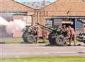 Video: Gun salute for dockyard's silver anniversary