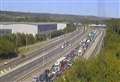 Drivers face heavy delays in sweltering heat after multi-vehicle smash on motorway