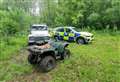 Stolen quad bike found ‘deep in the woods’