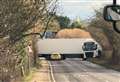 A2 blocked after lorry jackknifes